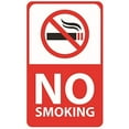 thumbnail image 1 of NO SMOKING Signs, Adhesive Sticker Warning Signs Clear and Visible Text, Durable, Perfect for Office, Home Etc. (2 Pack), 1 of 7