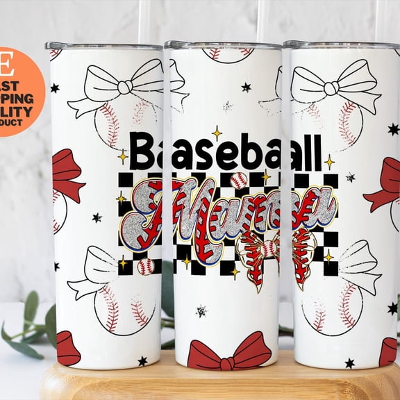 [NO STRAW] Baseball Mom Life Tumbler, Softball Player Gift, Baseball Sister Cup, Team Mom Present, Sports Parent Appreciation