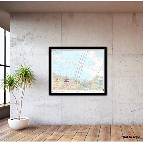 NOAA Chart 12254: Chesapeake Bay Cape Henry to Thimble Shoal Light