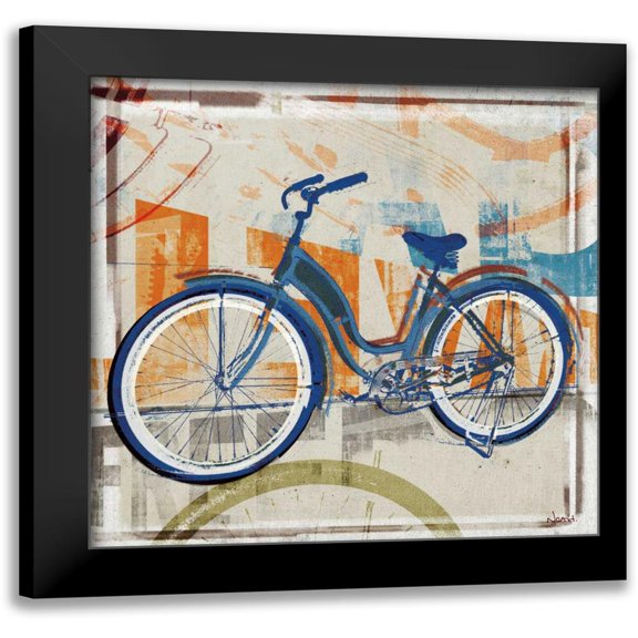 NOAH 15x15 Black Modern Framed Museum Art Print Titled - Speedway