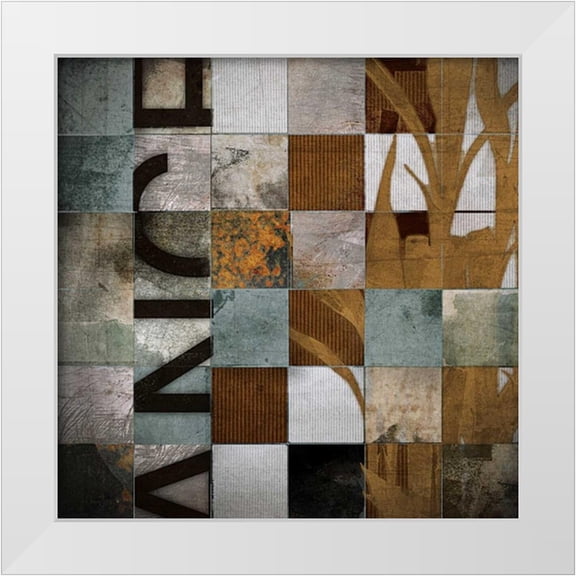 NOAH 20x20 White Modern Wood Framed Museum Art Print Titled - Divisions