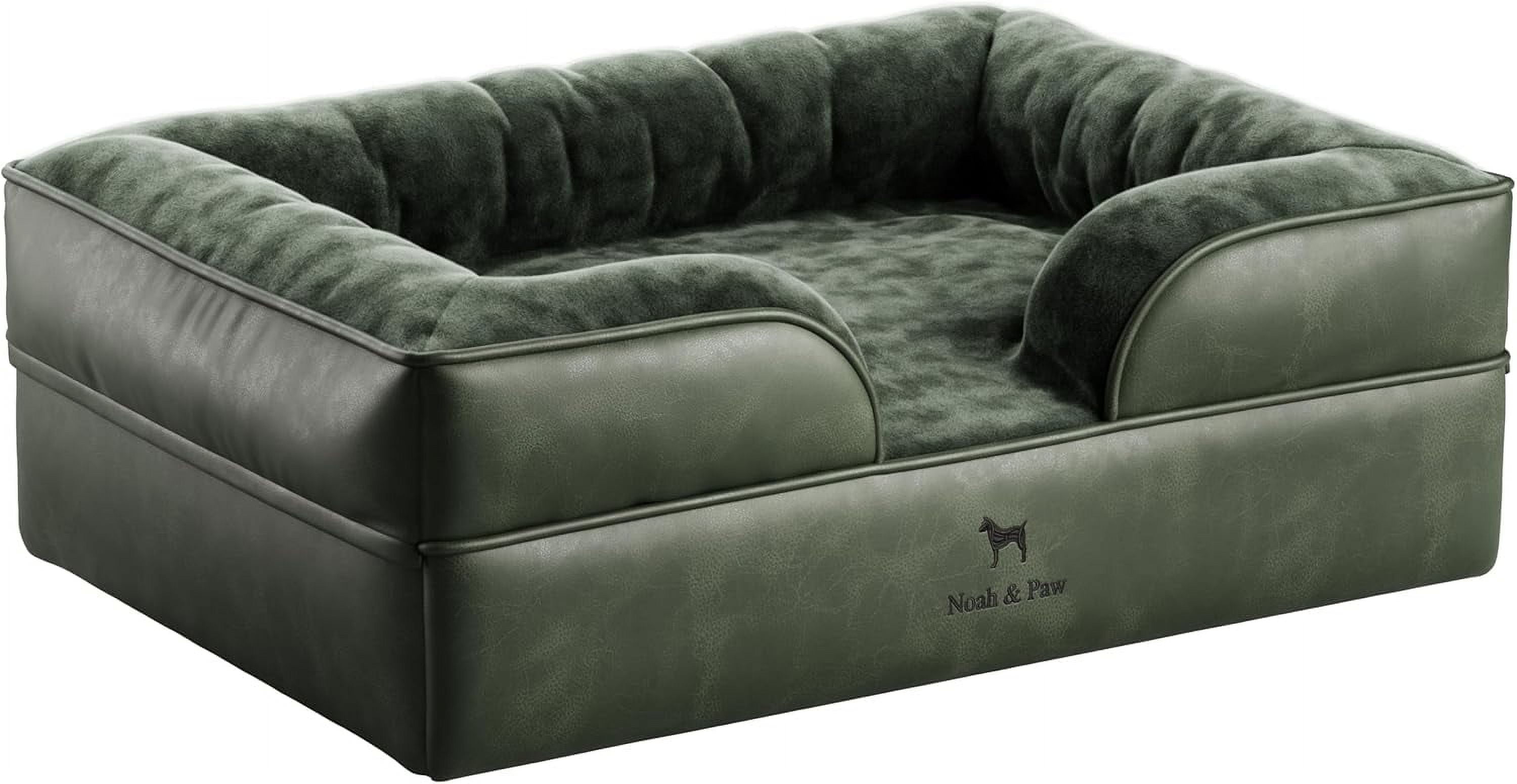Noah & Paw Orthopedic Dog Bed – 20x15x8 Inch, Eggshell Memory Foam With Cooling Gel, Waterproof