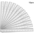 thumbnail image 1 of NOANTA Plastic Transparent Ruler, 12 in, 12 Pack, 1 of 8