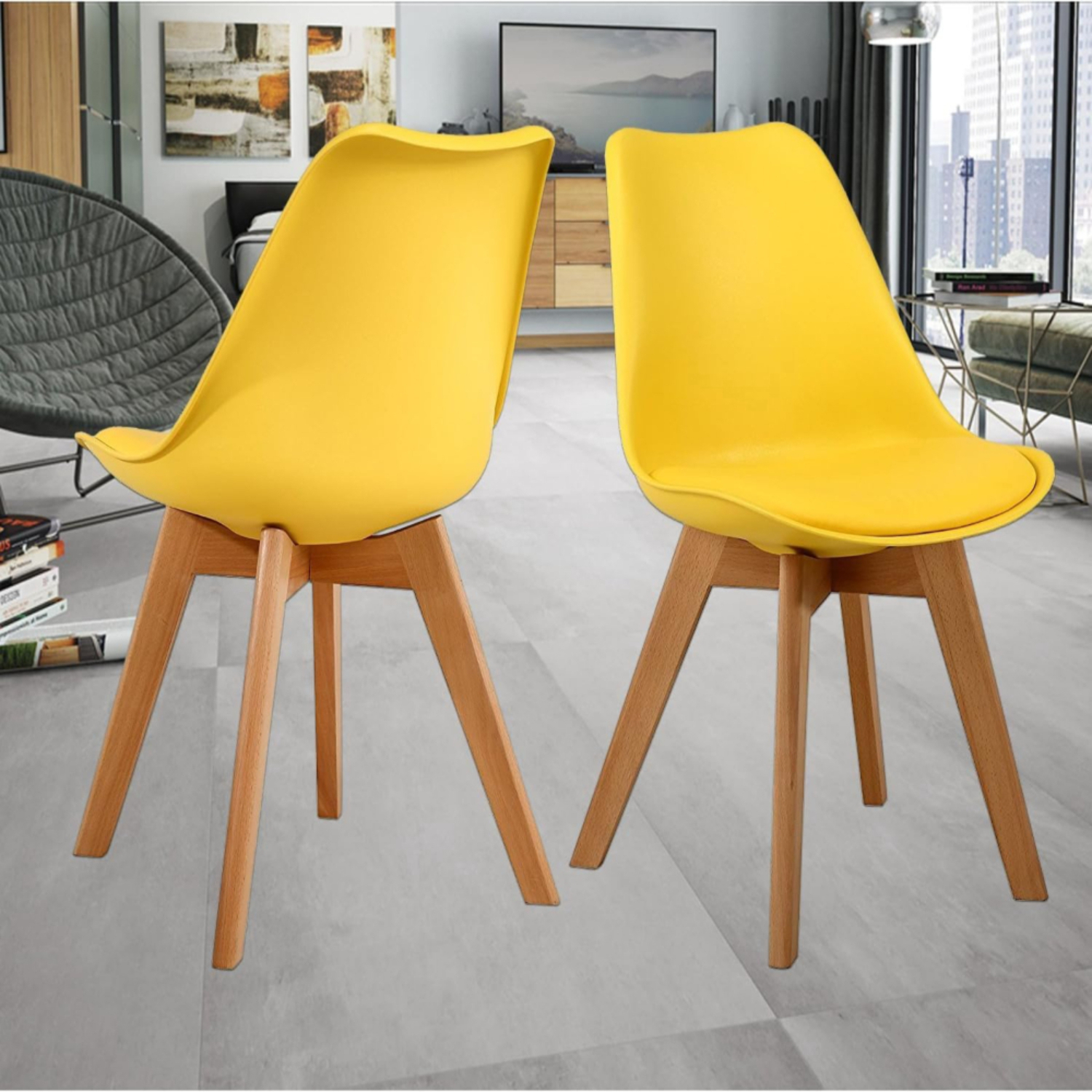 NOB Mid Century Modern Kitchen and Dining Room Chair ()