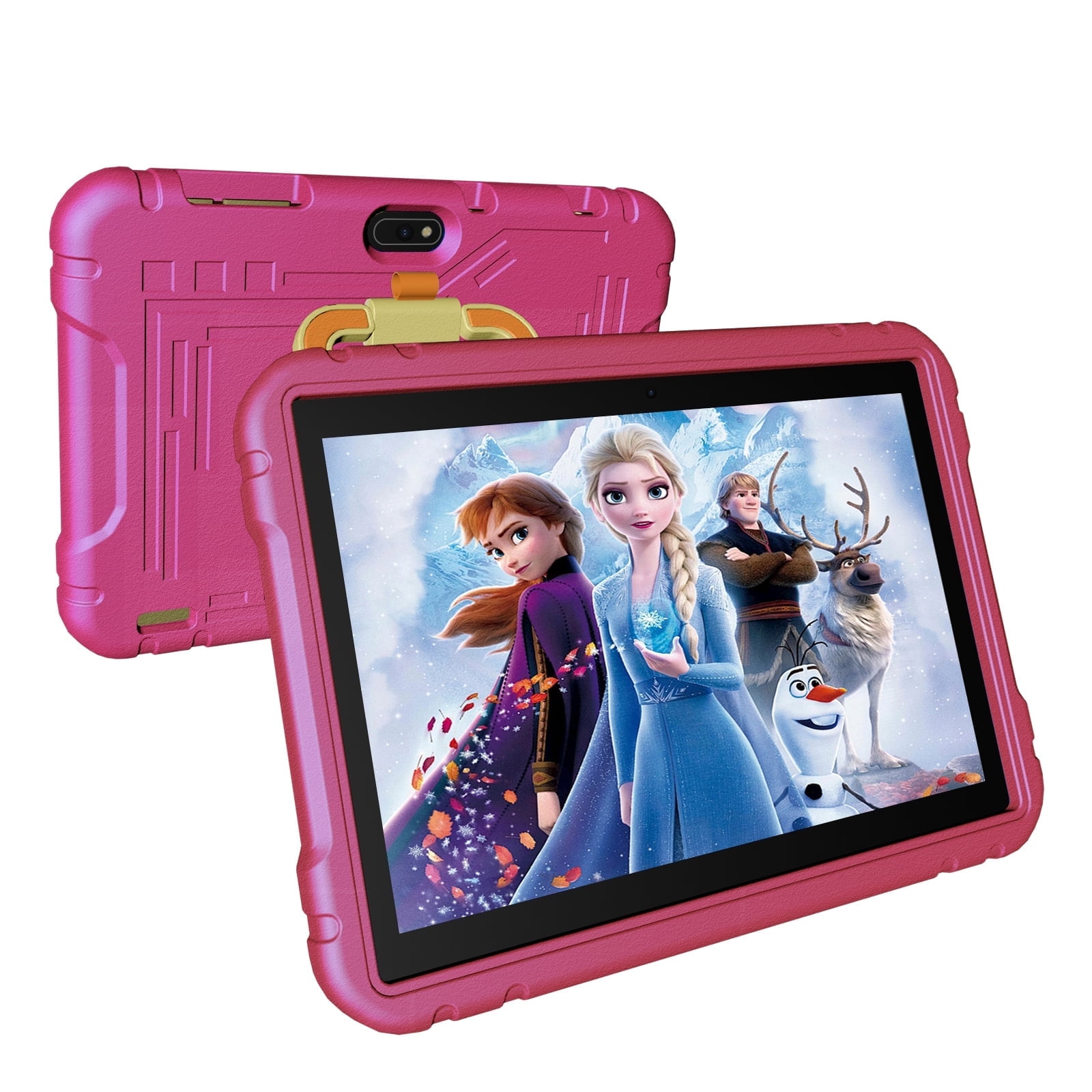 NOBKLEN Kids Tablet,10 inch 64GB Android Tablet,10.1 IPS HD Screen, WiFi Bluetooth Cameras, Kids Content Parental Control Toddler Children Tablet, 2 Year Warranty Pink