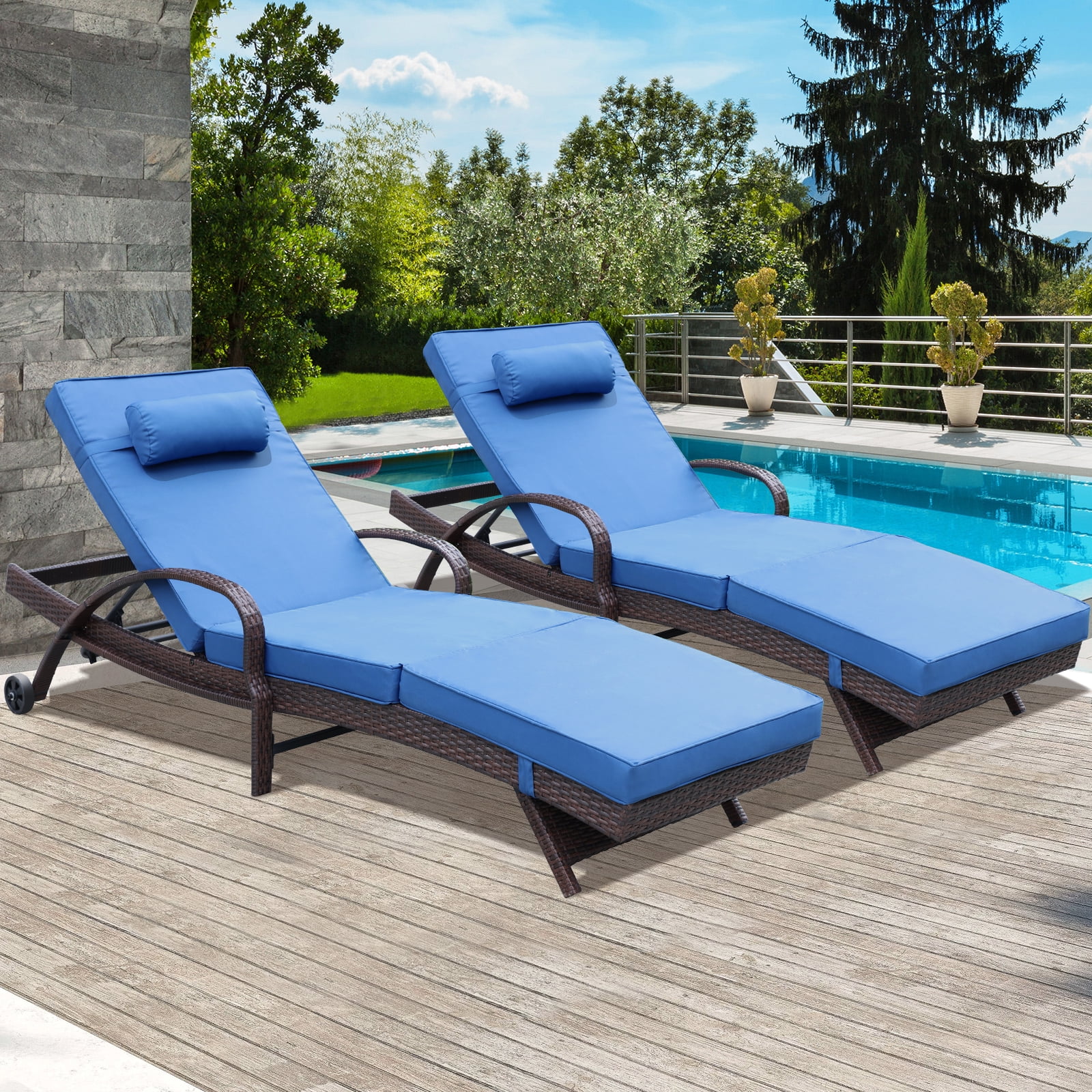 Outdoor patio lounger discount