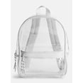 thumbnail image 1 of No Boundaries Women's Game Day Clear Mini Backpack, White, 1 of 6
