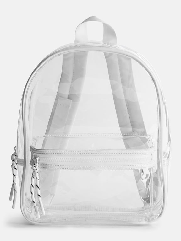 Women's Game Day Clear Mini Backpack, White