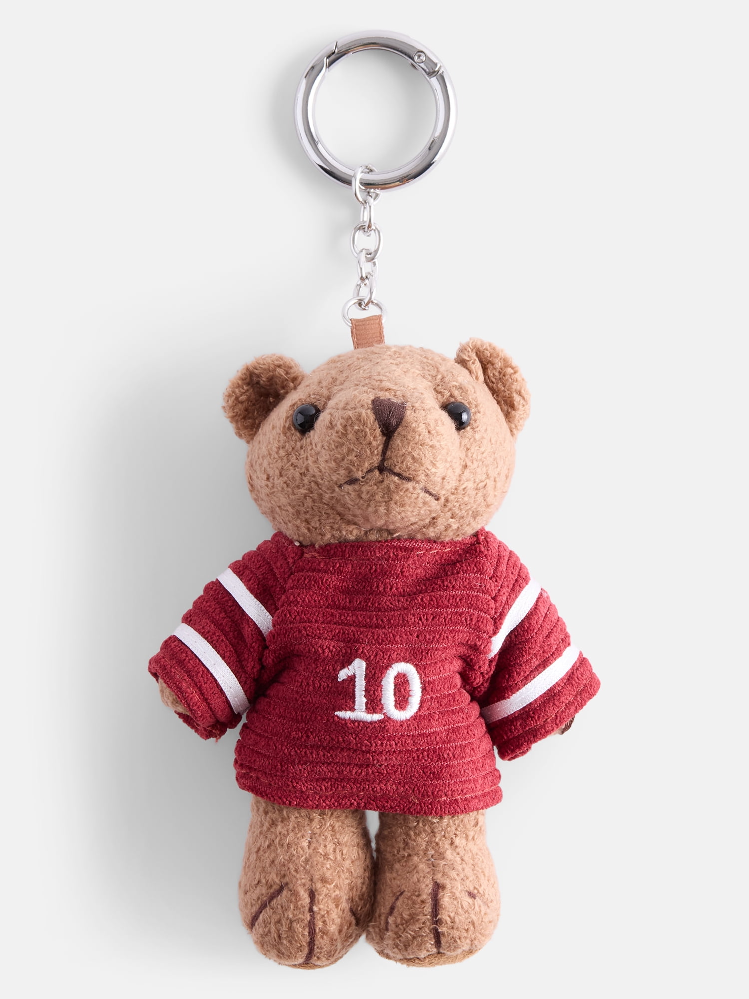 No Boundaries Women's Bear Bag Charm, Brown