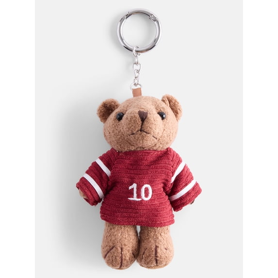 No Boundaries Women's Bear Bag Charm, Brown