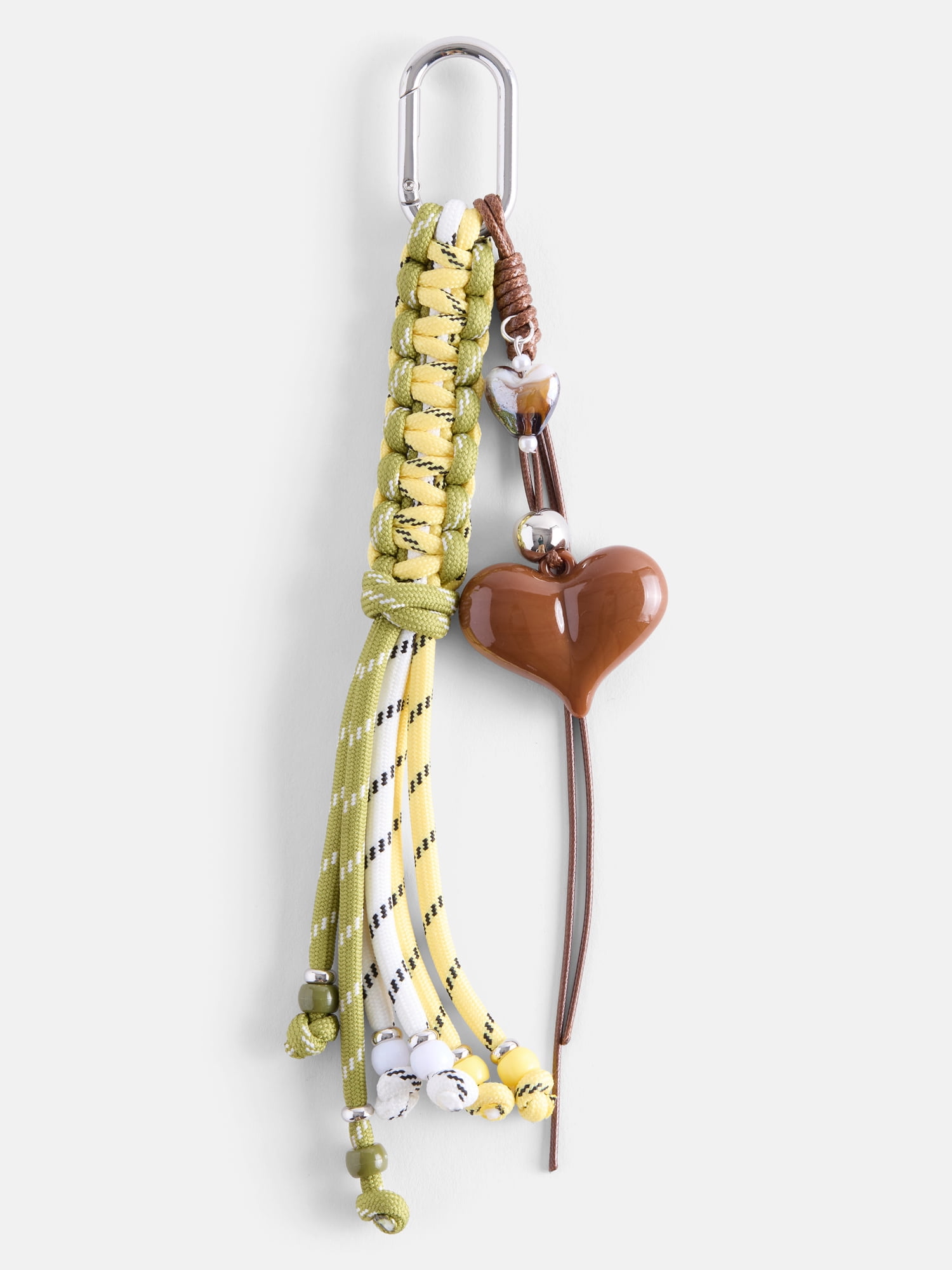 No Boundaries Women’s Heart Bag Charms, Green