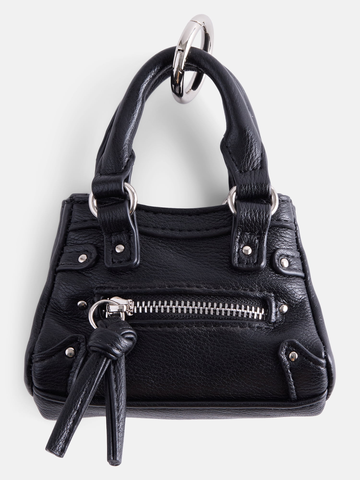 No Boundaries Women's Mini Bag Charm, Black