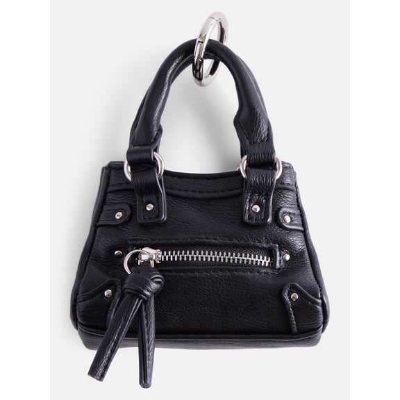 No Boundaries Women's Mini Bag Charm, Black