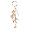 thumbnail image 1 of No Boundaries Women's Beach Icons Bag Charm, Gold Shell Clutter Charm, 1 of 4