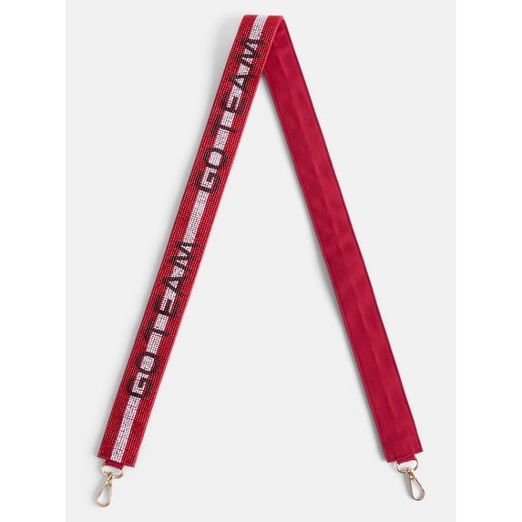 No Boundaries Women's Game Day Beaded Strap, Red