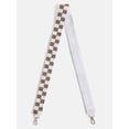 thumbnail image 1 of No Boundaries Women's Game Day Beaded Strap, Tan & White Checkered, 1 of 3