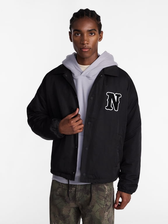 Coaches Jacket with Long Sleeves, Men's S-3XL