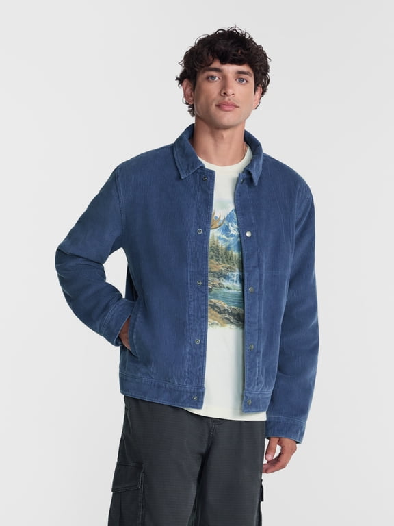 Corduroy Trucker Jacket, Men’s S-3XL