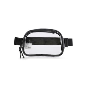 No Boundaries Women's Game Day Clear Fanny Pack, Black