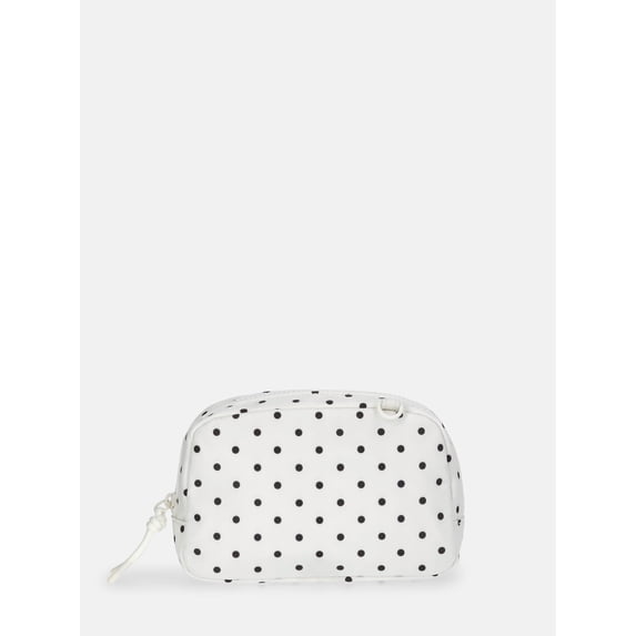 No Boundaries Women's Hands Free Fanny Pack, Polka Dot