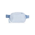 thumbnail image 1 of No Boundaries Women's Hands Free Fanny Pack, Sky Gingham, 1 of 6
