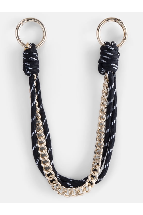 Game Day Swag Chain Charm for Bags, Black