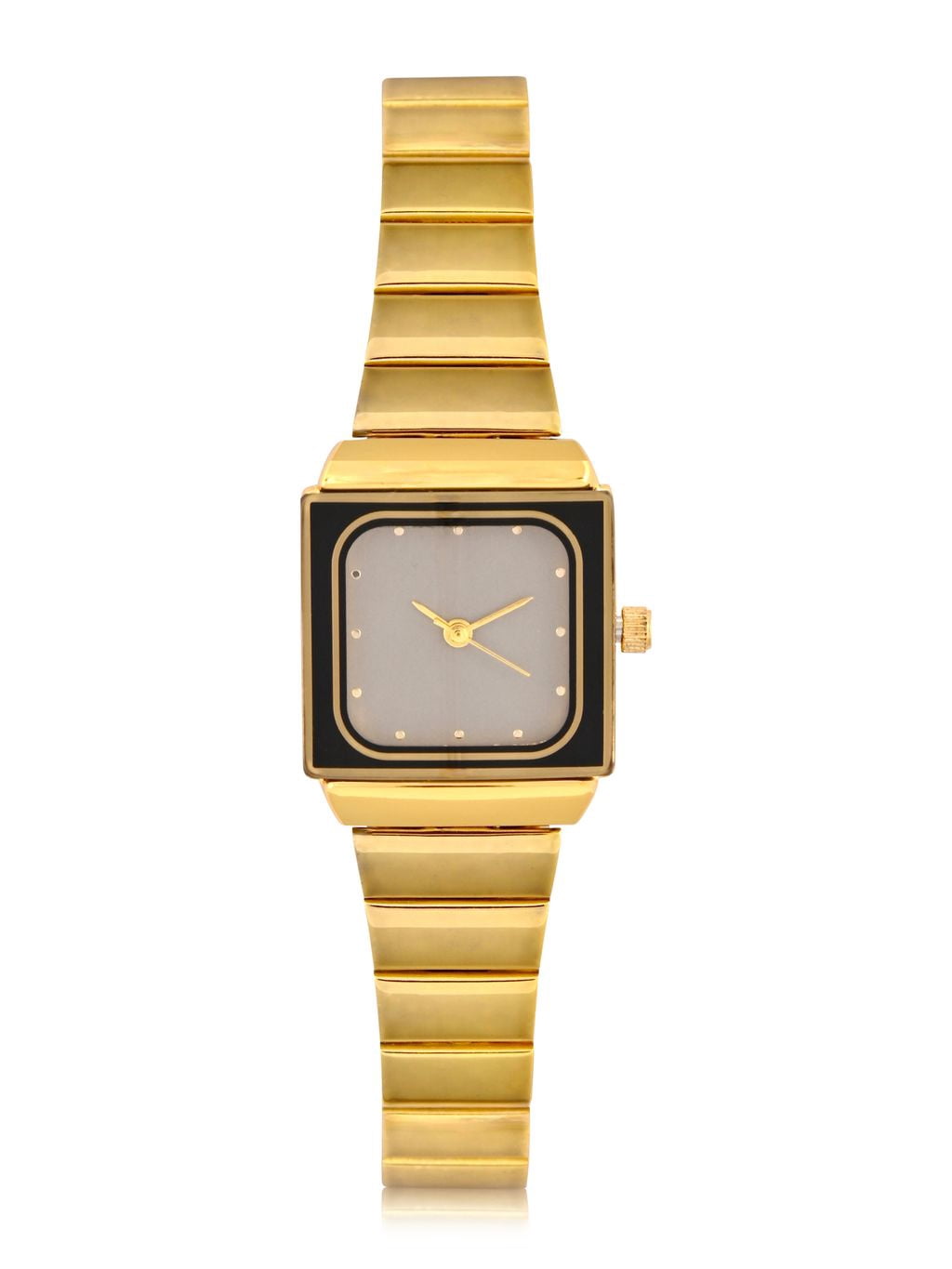 No Boundaries Gold and Brown Bee Watch No Boundaries Adult Female Analog Watch in Gold-Tone with  main image 4