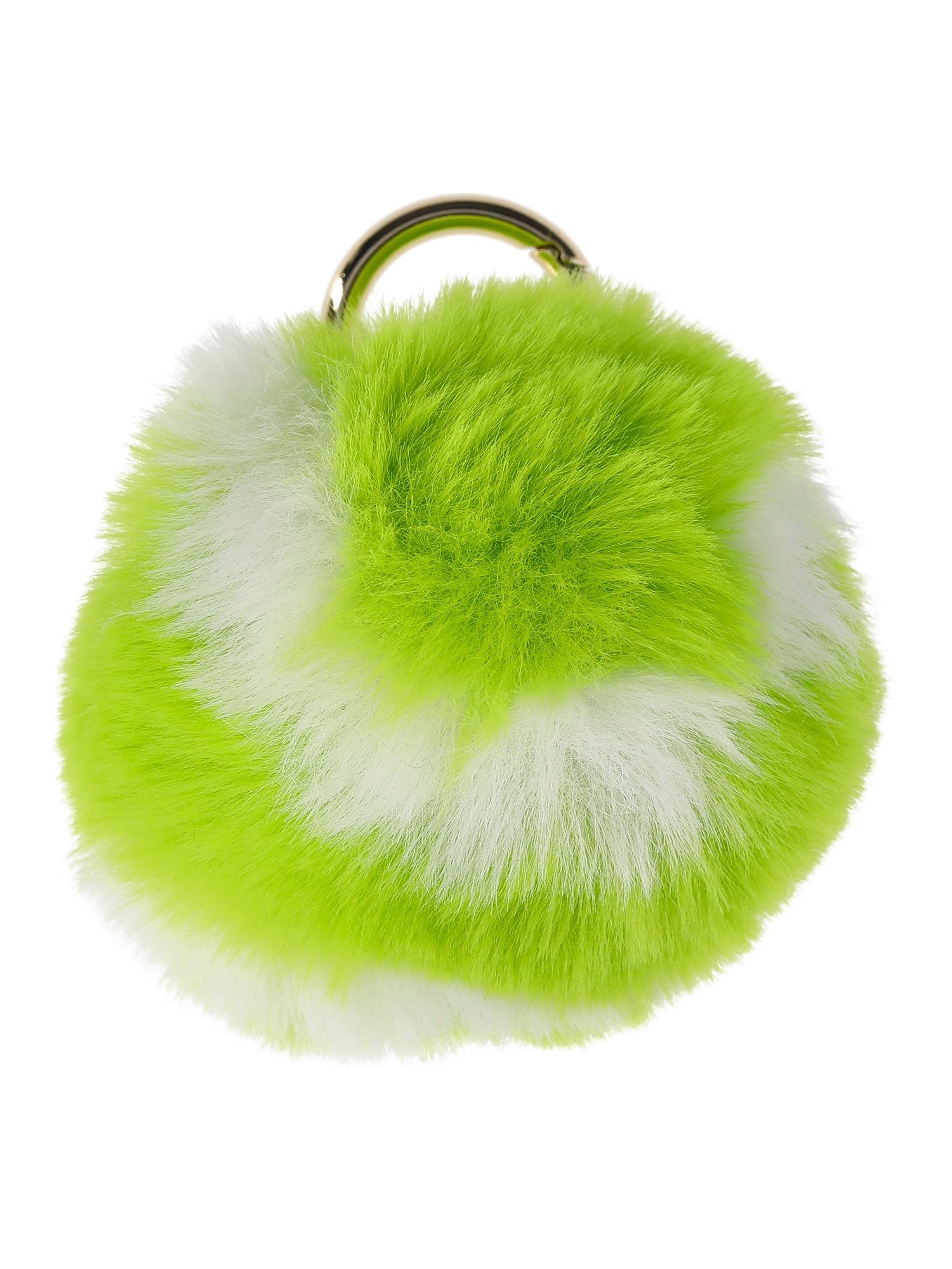 No Boundaries Women's Tennis Ball Pom Pom Bag Charm, Green