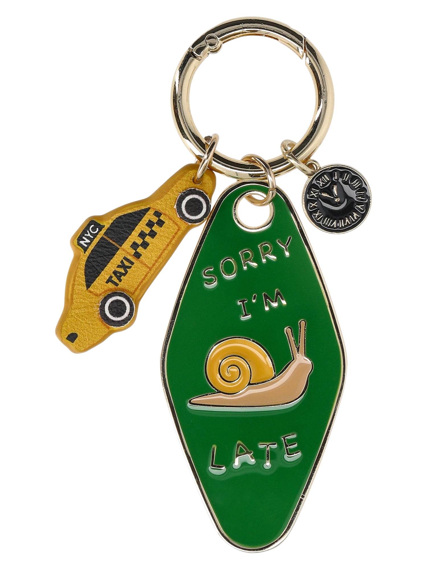 No Boundaries Women's Motel Key Bag Charm, Emerald Green - Walmart.com