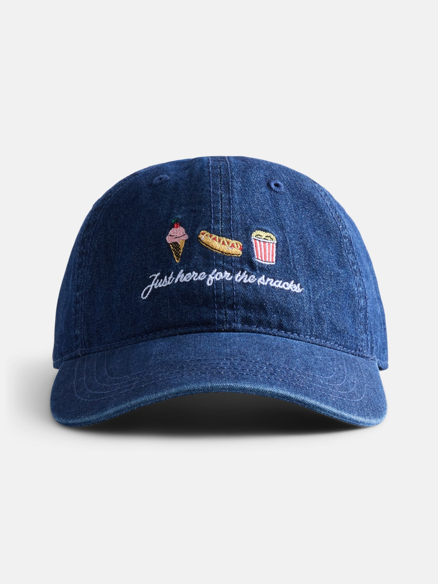 No Boundaries Women's Cotton Twill Baseball Hat, Blue