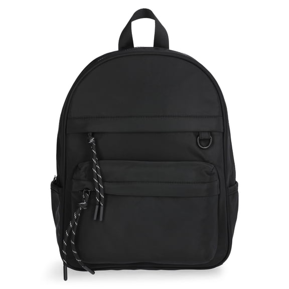 No Boundaries Women's Hands Free Mini Backpack, Black