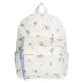 thumbnail image 1 of No Boundaries Women's Hands Free Mini Backpack, Off White Lilacs, 1 of 6