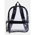 thumbnail image 1 of No Boundaries Women's Hands Free Mini Backpack, Clear, 1 of 5