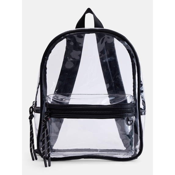 No Boundaries Women's Hands Free Mini Backpack, Clear