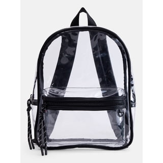 No Boundaries Women's Hands Free Mini Backpack, Clear