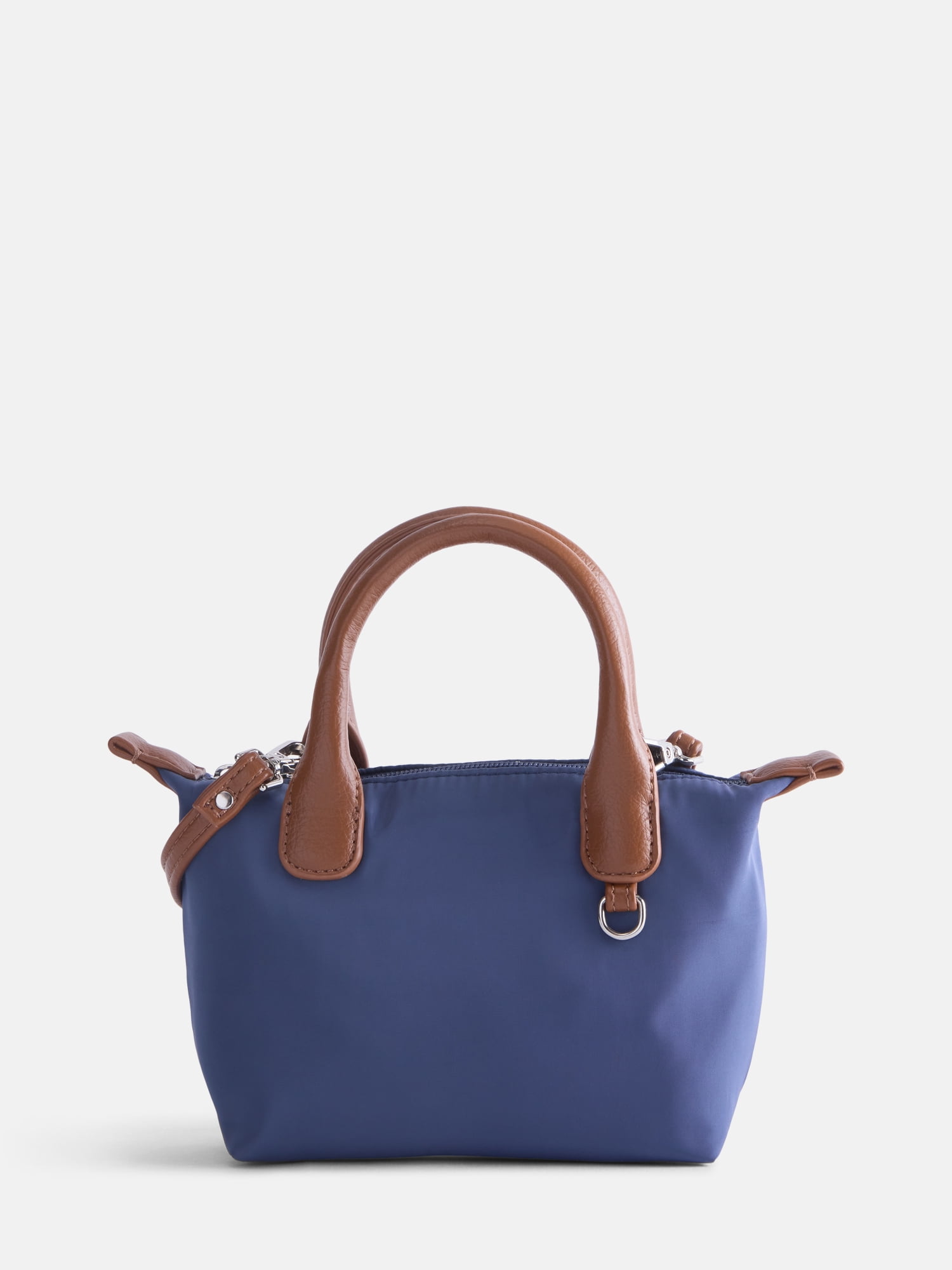 No Boundaries Women's Mini Tote Crossbody Bag, Navy