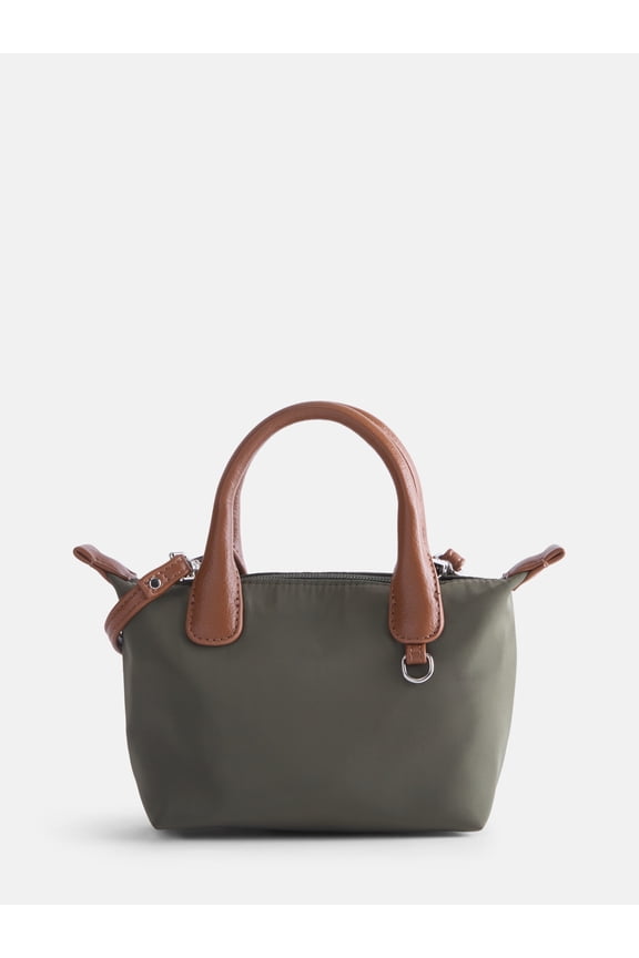 Women's Mini Tote Crossbody Bag, Olive