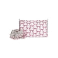 thumbnail image 1 of No Boundaries Women's Quilted Pouch and Hair Scrunchie Set, 2-Piece, Pink Jubilee Bow/Floral, 1 of 5
