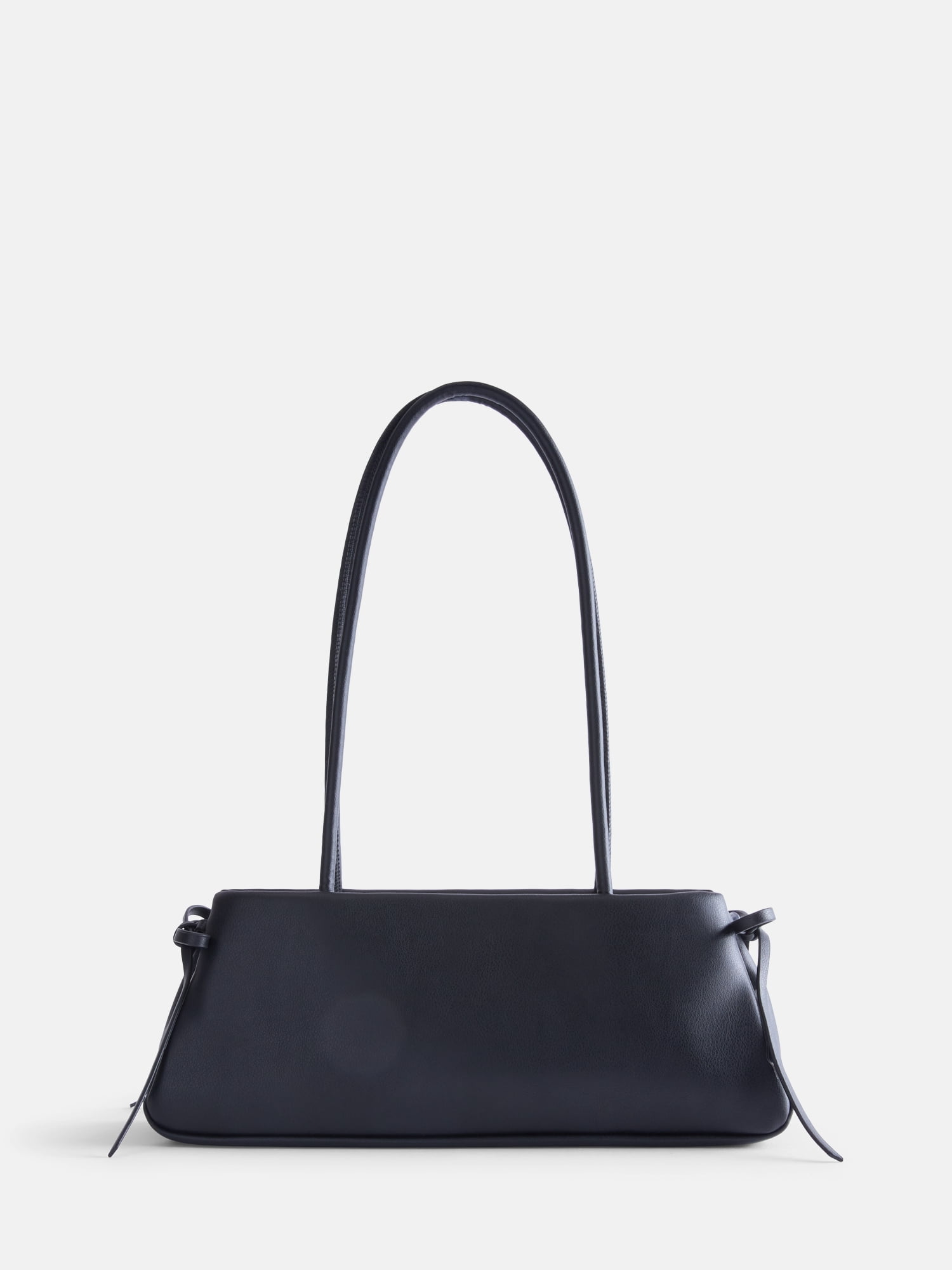 No Boundaries Women's Bow Shoulder Bag, Black