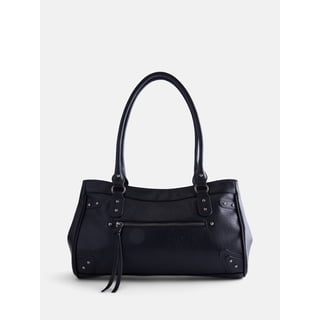 No Boundaries Women's Large Shoulder Bag, Black