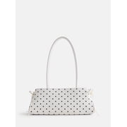 Women's Bow Shoulder Bag, Polka Dot