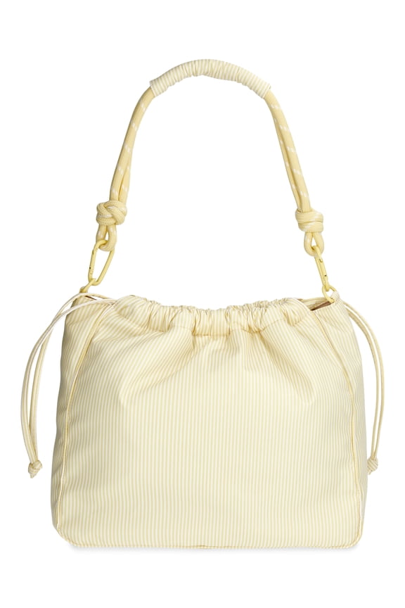 Women's Bungee Drawstring Bag, Lemon Ice Stripe