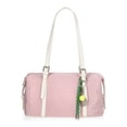 thumbnail image 1 of No Boundaries Women's Fashion Clubhouse Shoulder Bag, Pink Lemonade, 1 of 6