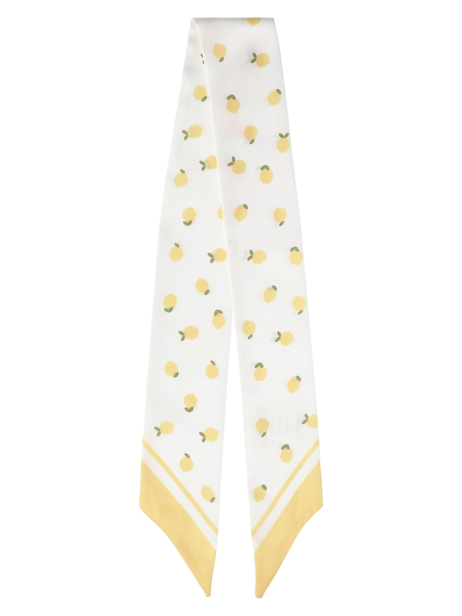 Women's Skinny Scarf Wrap, Lemon Ice Lemons
