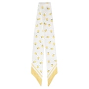 Women's Skinny Scarf Wrap, Lemon Ice Lemons