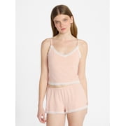 Single Jersey Lace Sleep Cami Top, Women's XXS-3X