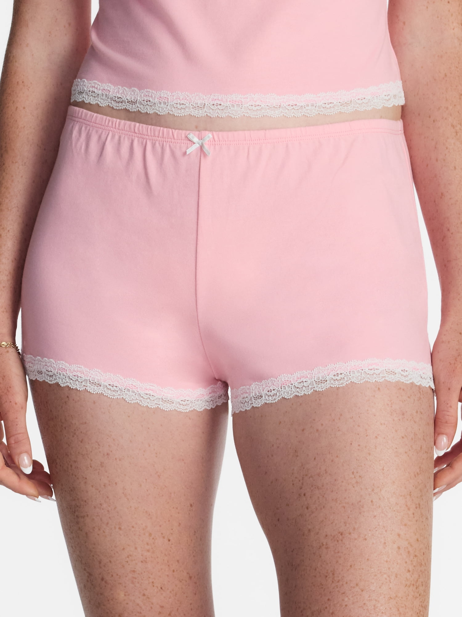 No Boundaries Sleep Lace Shorts, Women's XXS-3X