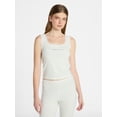 thumbnail image 1 of No Boundaries Single Jersey Lace Sleep Tank Top, Women's XXS-3X, 1 of 5