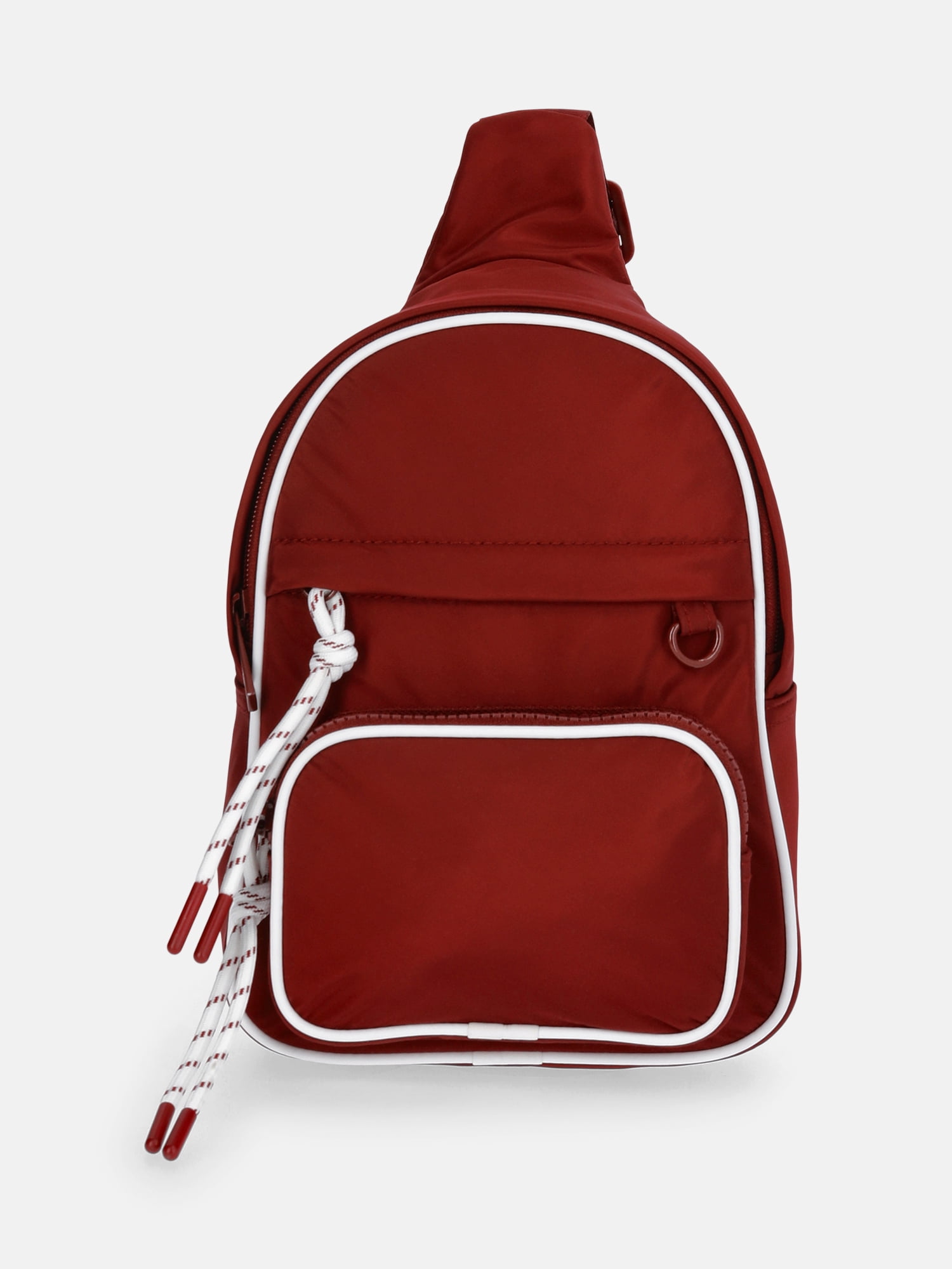 No Boundaries Women's Hands Free Sling Bag, Rich Red