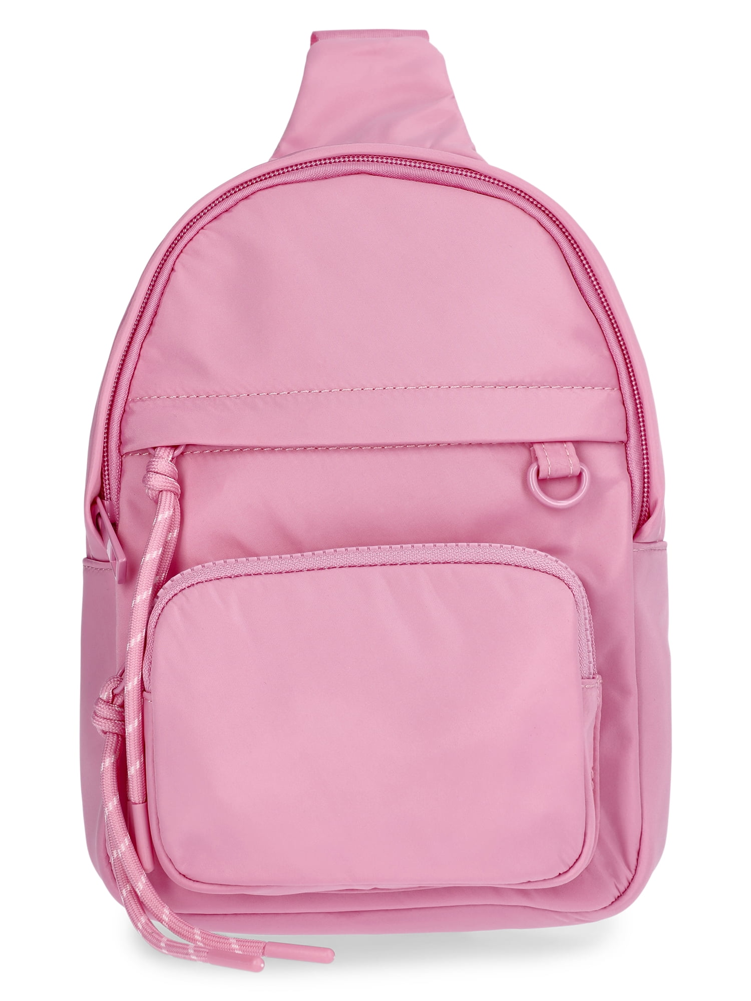 No Boundaries Women's Hands Free Sling Bag, Pink Jubilee